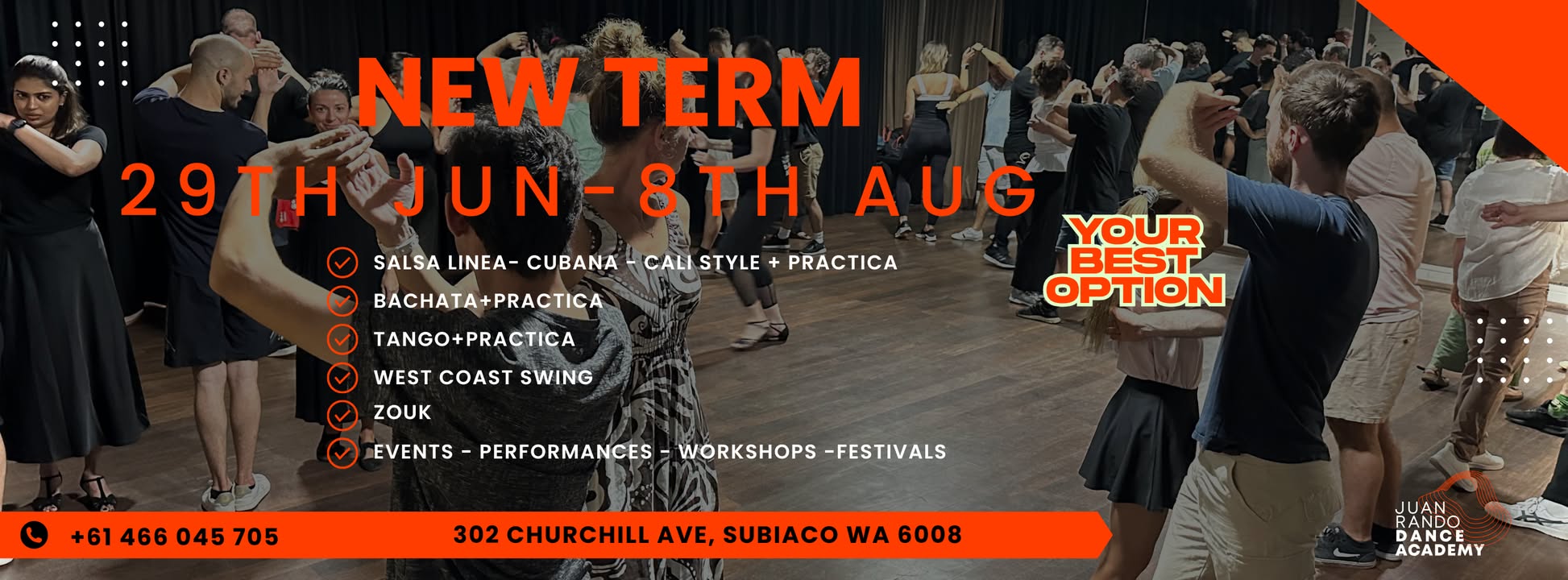 DANCE: New term 29th of Jun to 08th Aug JRDA-PERTH