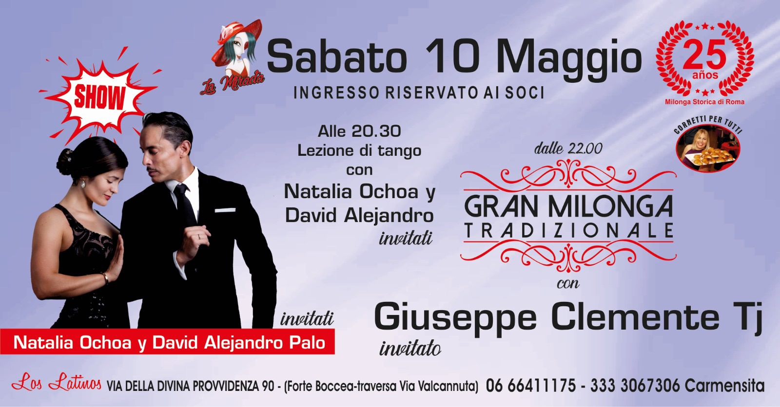 La tradicional del sábado con la musica di G.Clemente tdj! Special class e show N.Ochoa y D.Palo💃