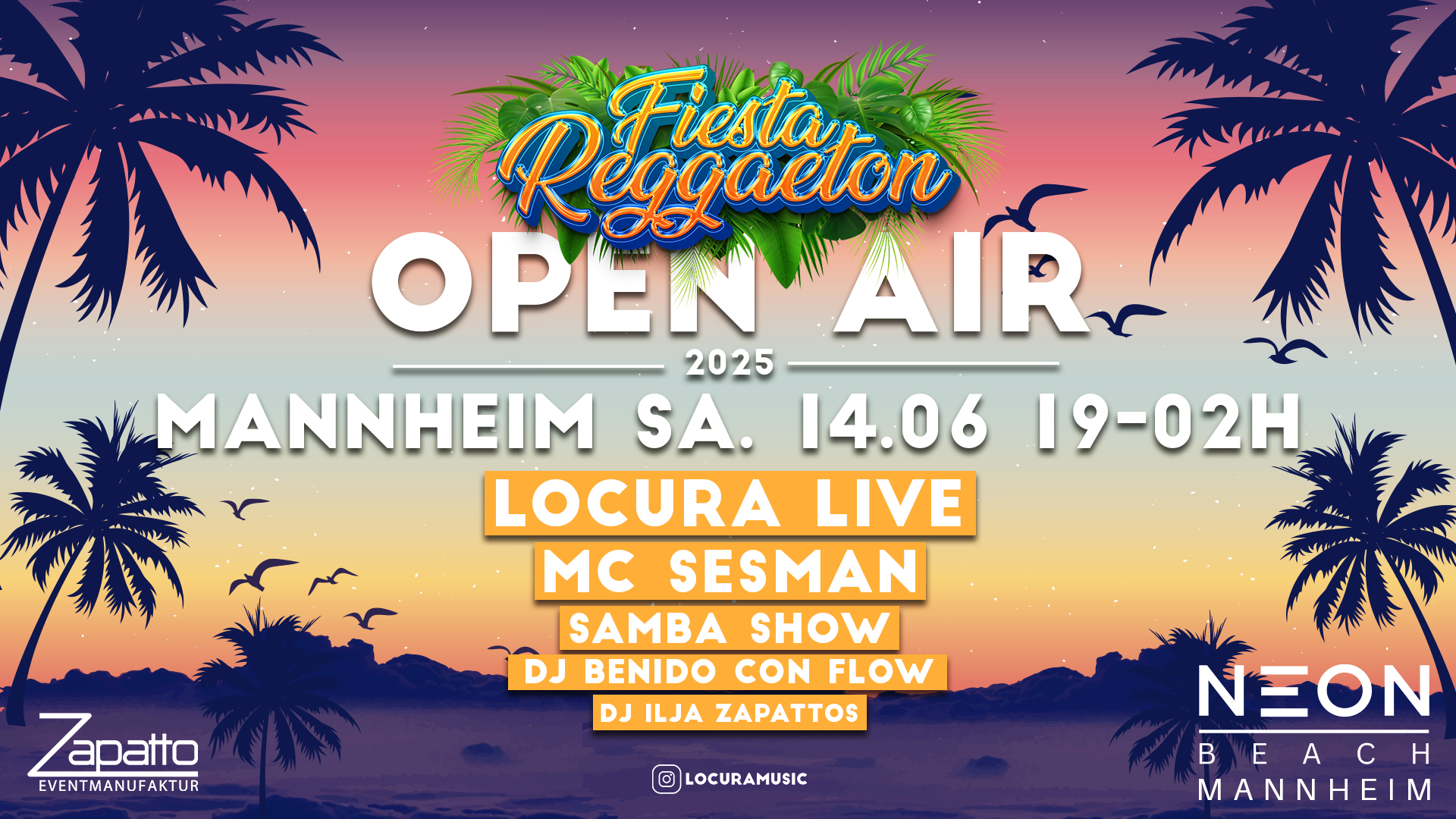 Fiesta Reggaeton -Latin Beach Open Air Mannheim