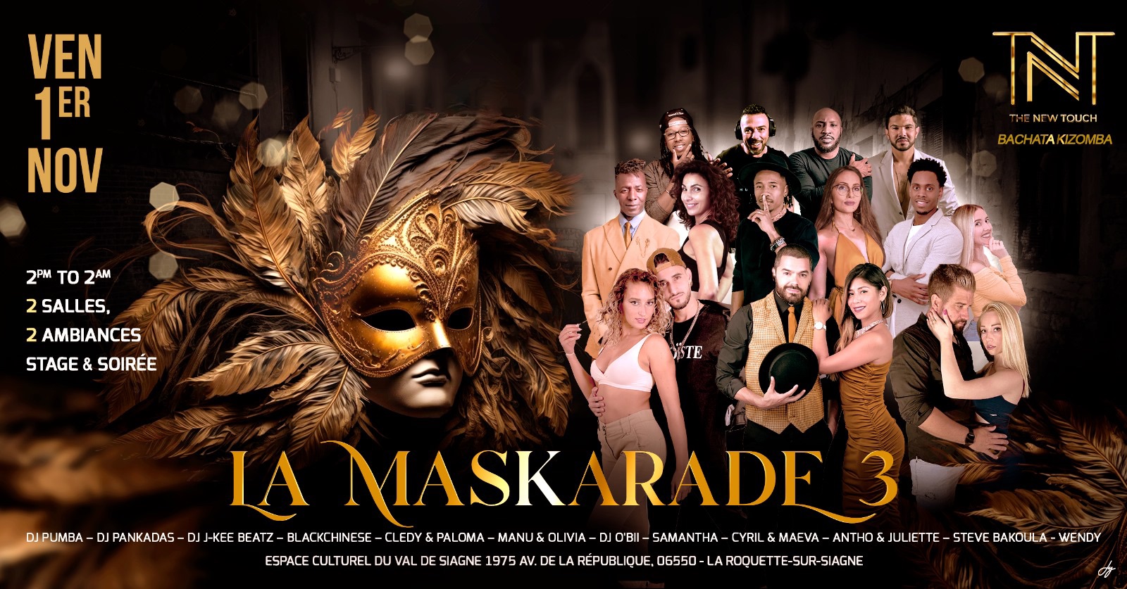 MASKARADE 3 π - STAGE & SOIRΓE KIZOMBA BACHATA
