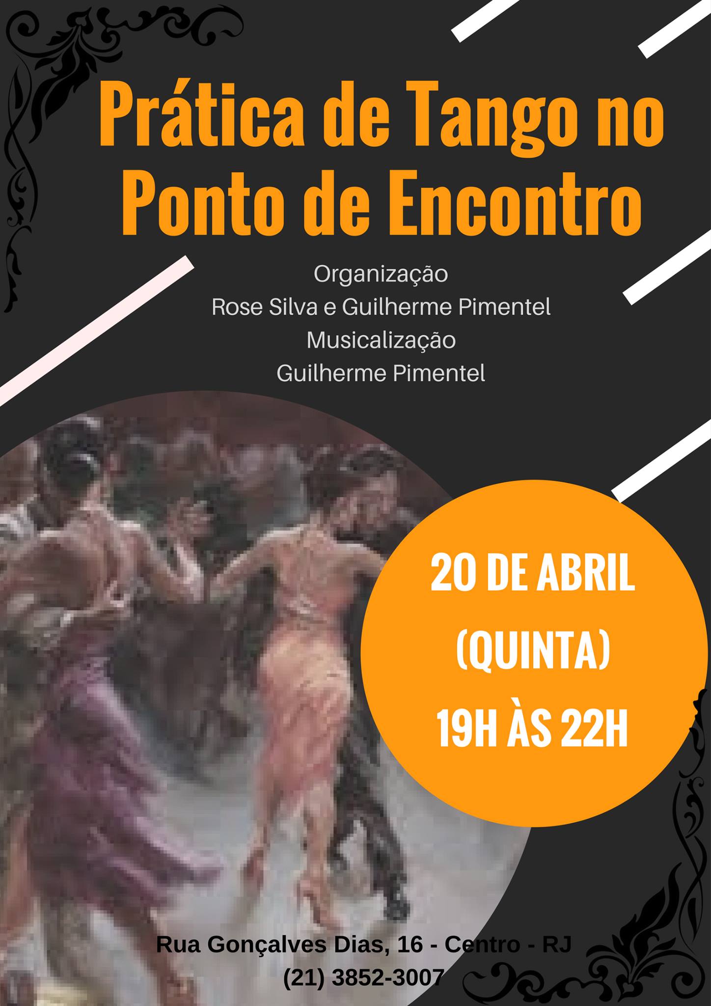 Prática de Tango no Ponto de Encontro