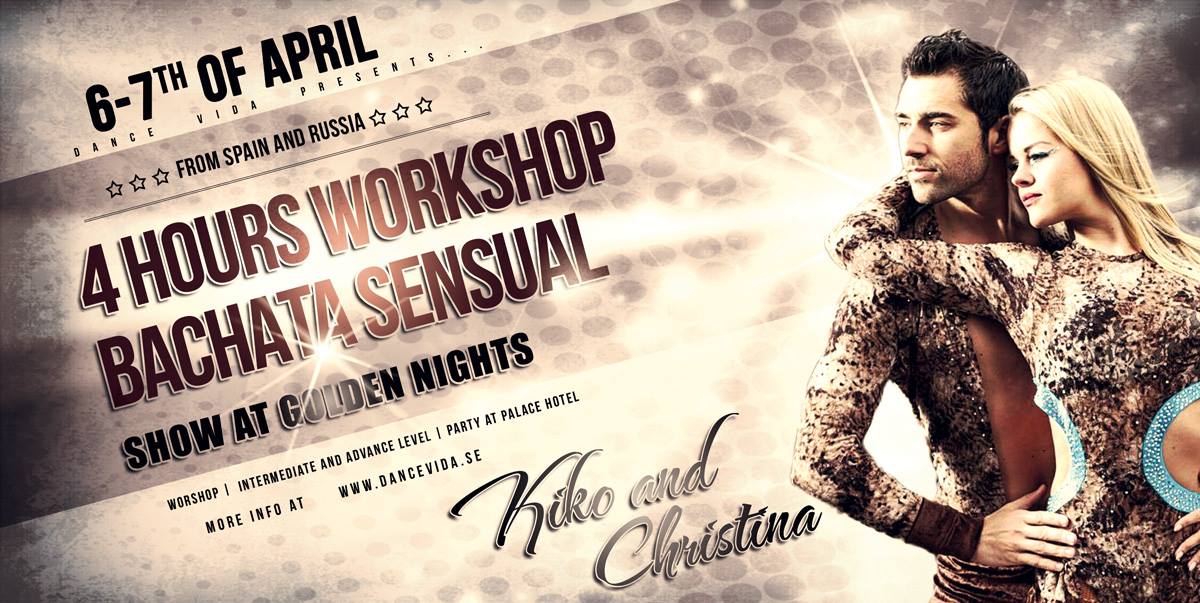 Kiko and Christina Bachata Sensual workshops Dance Vida