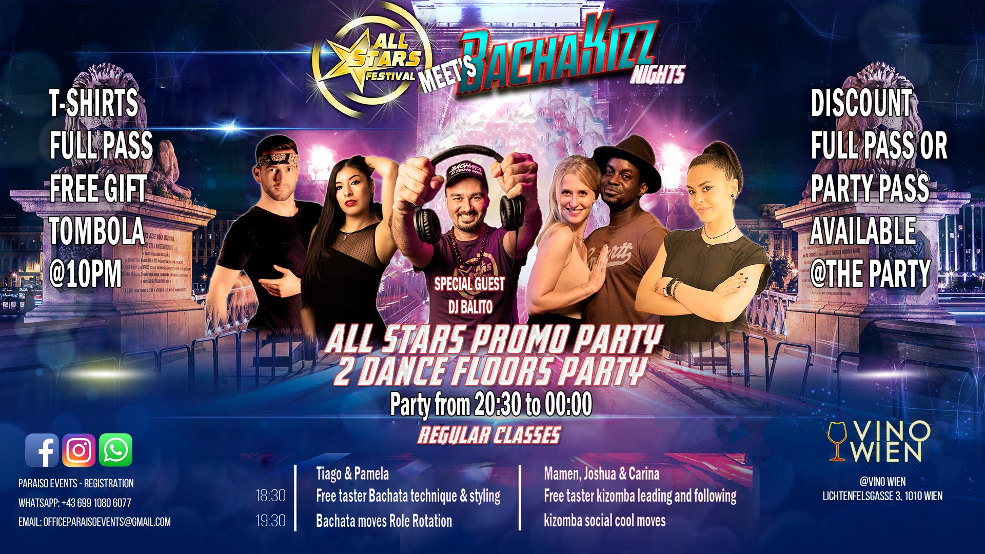 all stars festival meets BachaKizz Monday nights