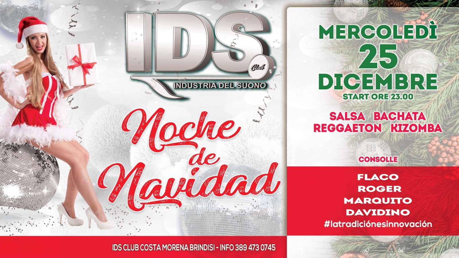 Mer.25.Dic - Noche de Navidad - IDS CLUB