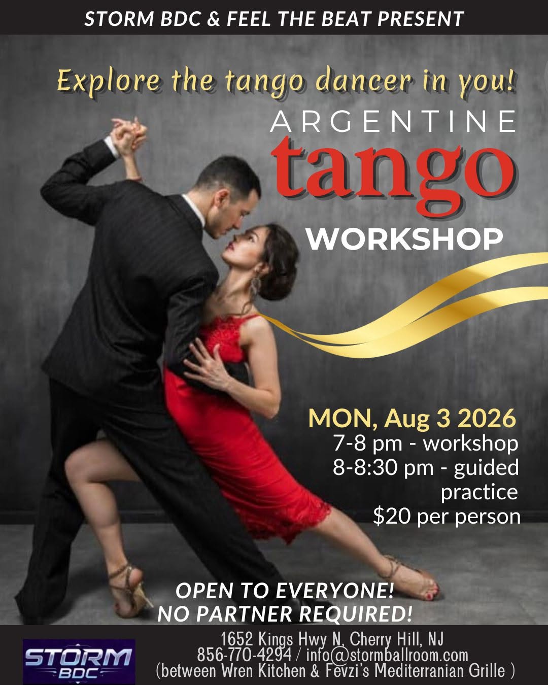 Argentine Tango Workshop - open to everyone