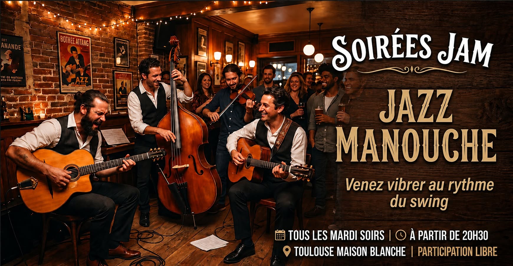 JAM JAZZ MANOUCHE MAISON BLANCHE