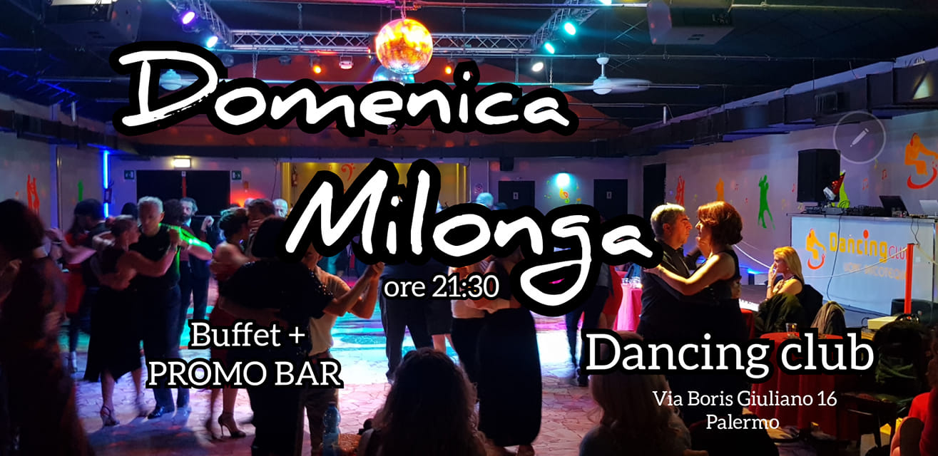 Domenica 9 Febbraio Milonga