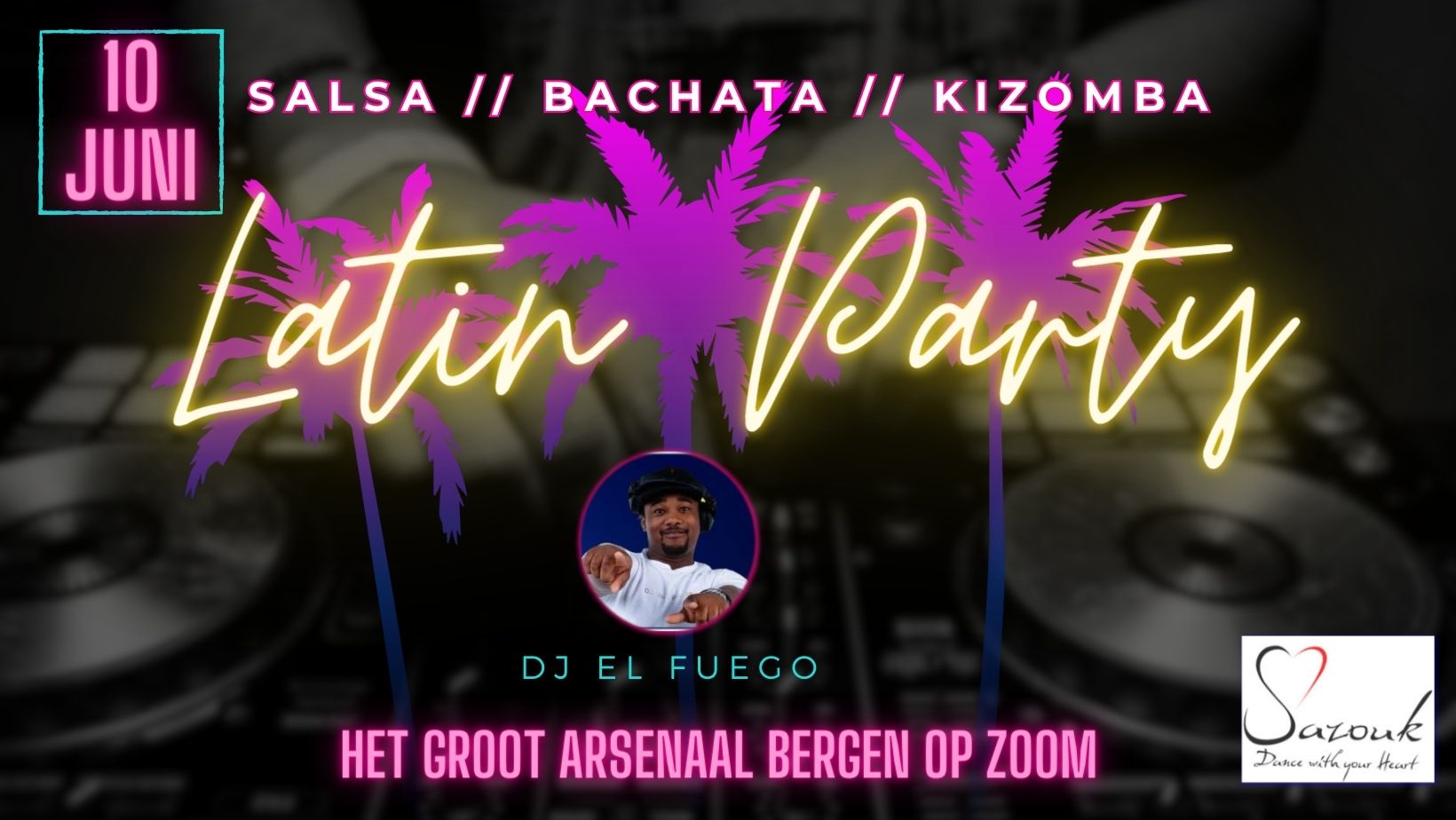 Salsa Bachata Kizomba Party Sazouk