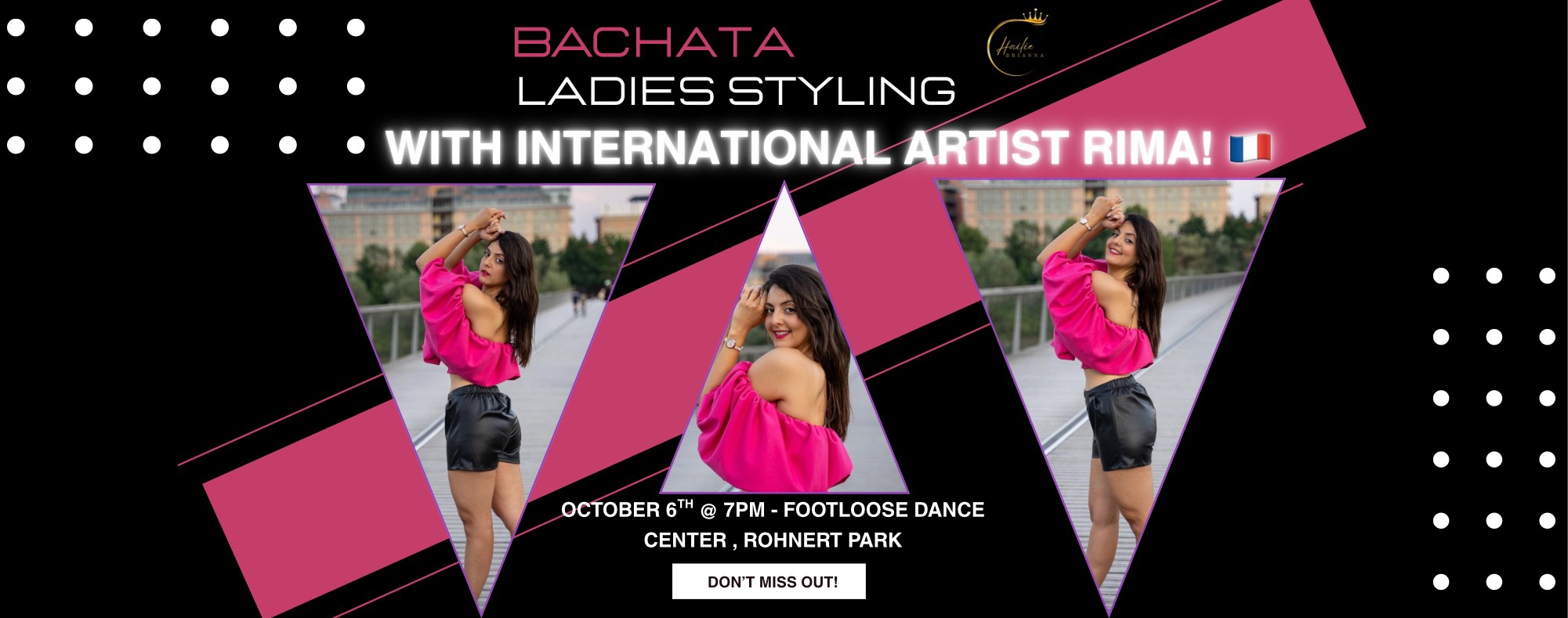LADIES BACHATA WORKSHOP WITH RIMA! π«π·