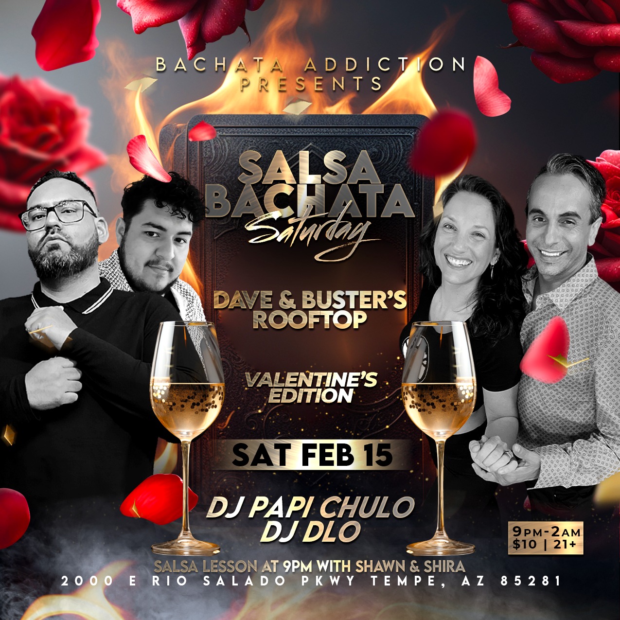 Salsa Bachata Saturday at D&B Valentine's Edition π