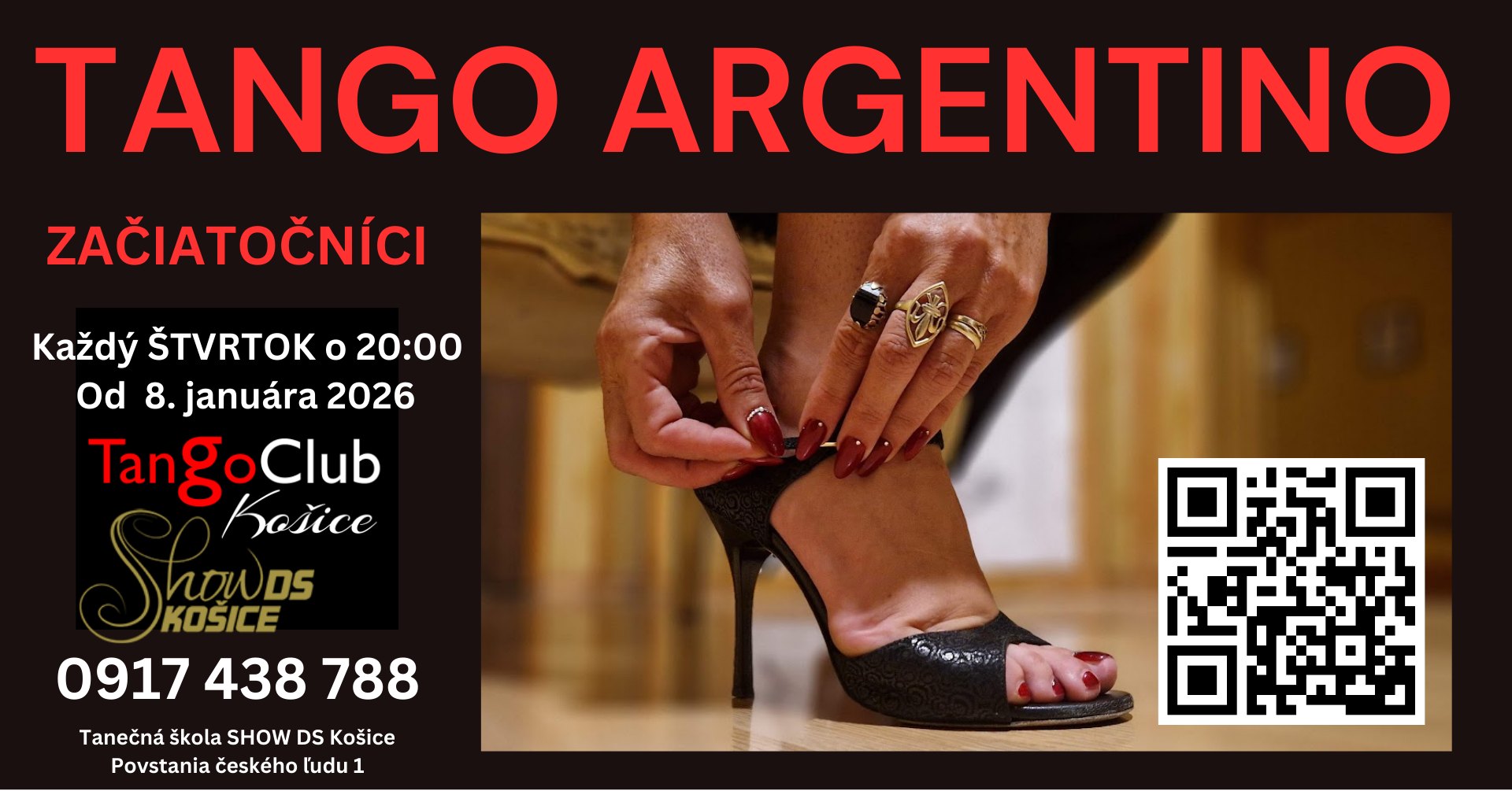 Tango Argentino pre Začiatočníkov - Zima 2026