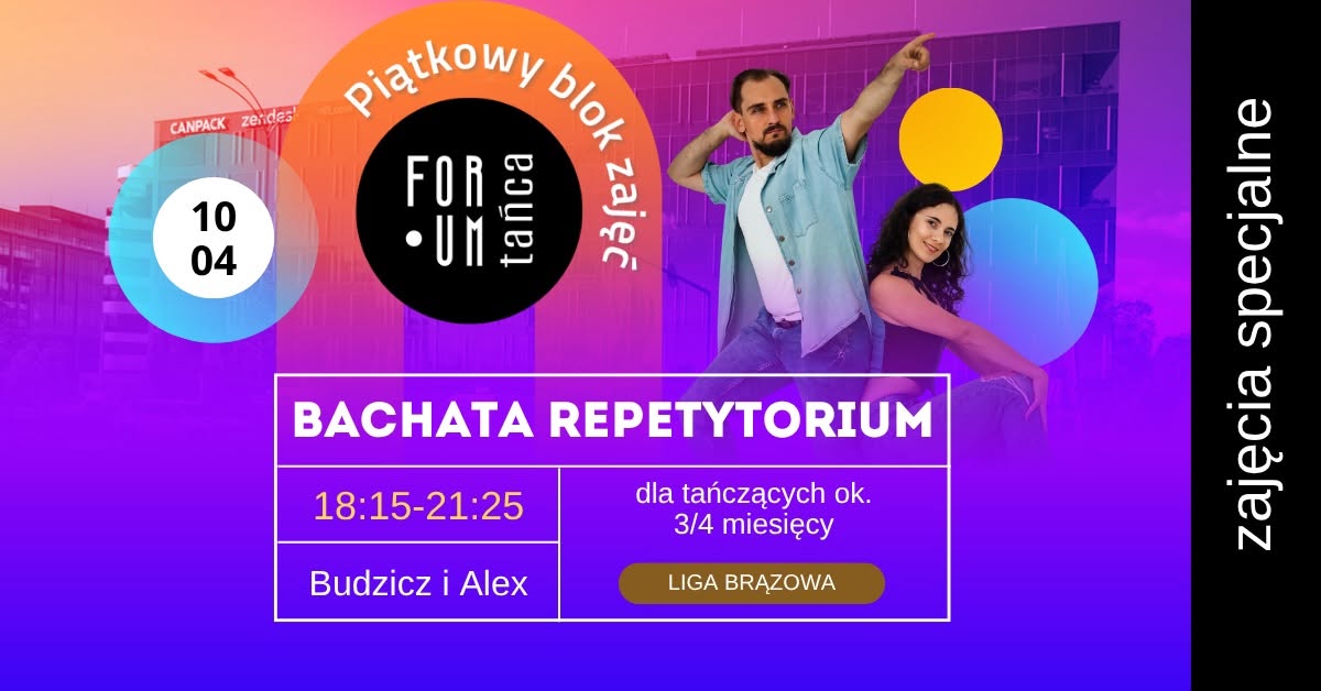Piątki w Forum Tańca! - BACHATA REPETYTORIUM
