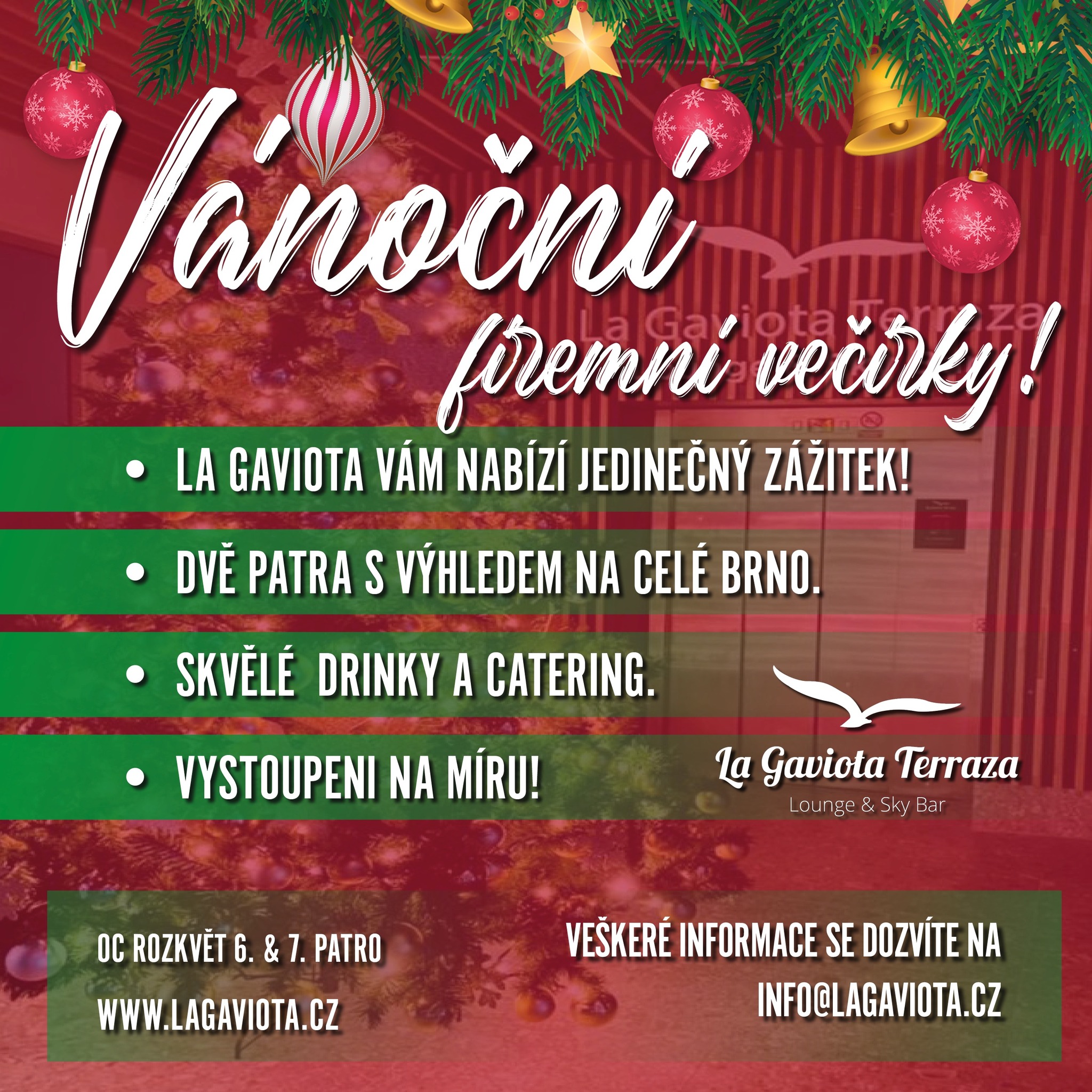 Vánoční Večírky La Gaviota Terraza