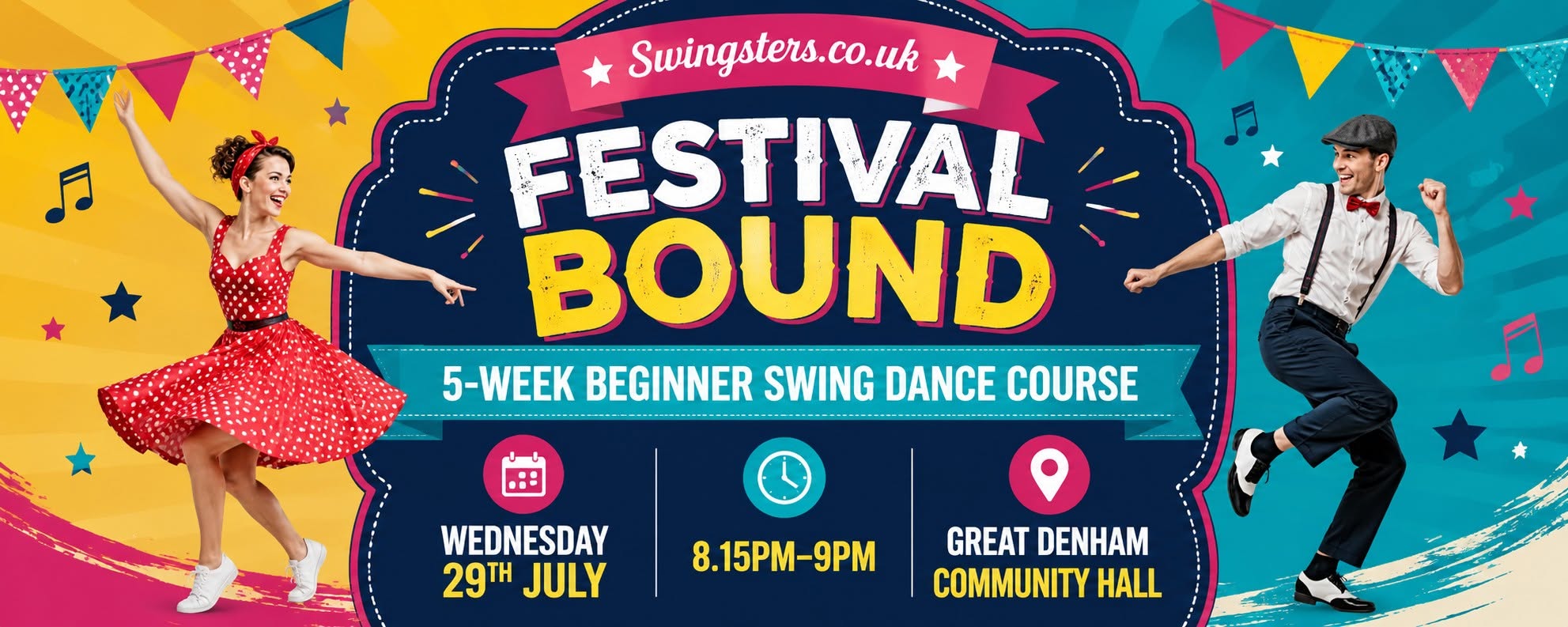 Swingsters Festival Bound 5 week Beginners Swing Dance Course
