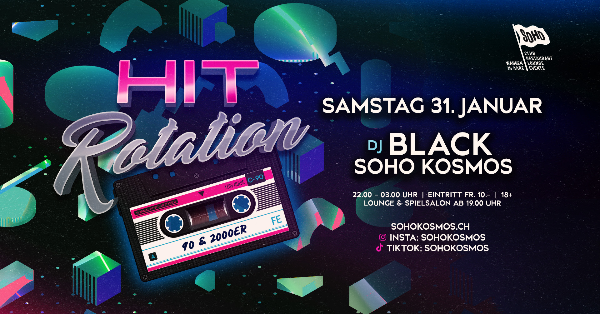 HIT ROTATION 90er & 2000er Club-Party