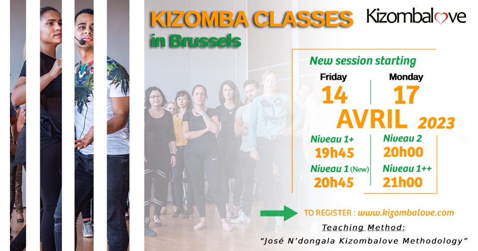 KIZOMBA CLASSES IN BRUSSELS NEW SESSION APRIL 2023