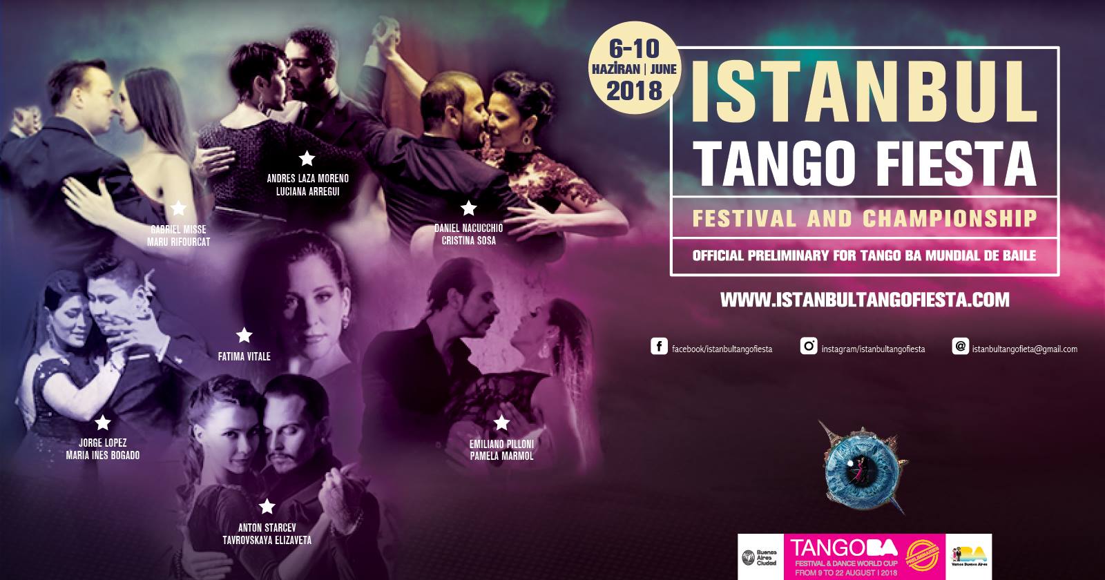 Istanbul Tango Fiesta: Festival & Championship 6-10.06.2018