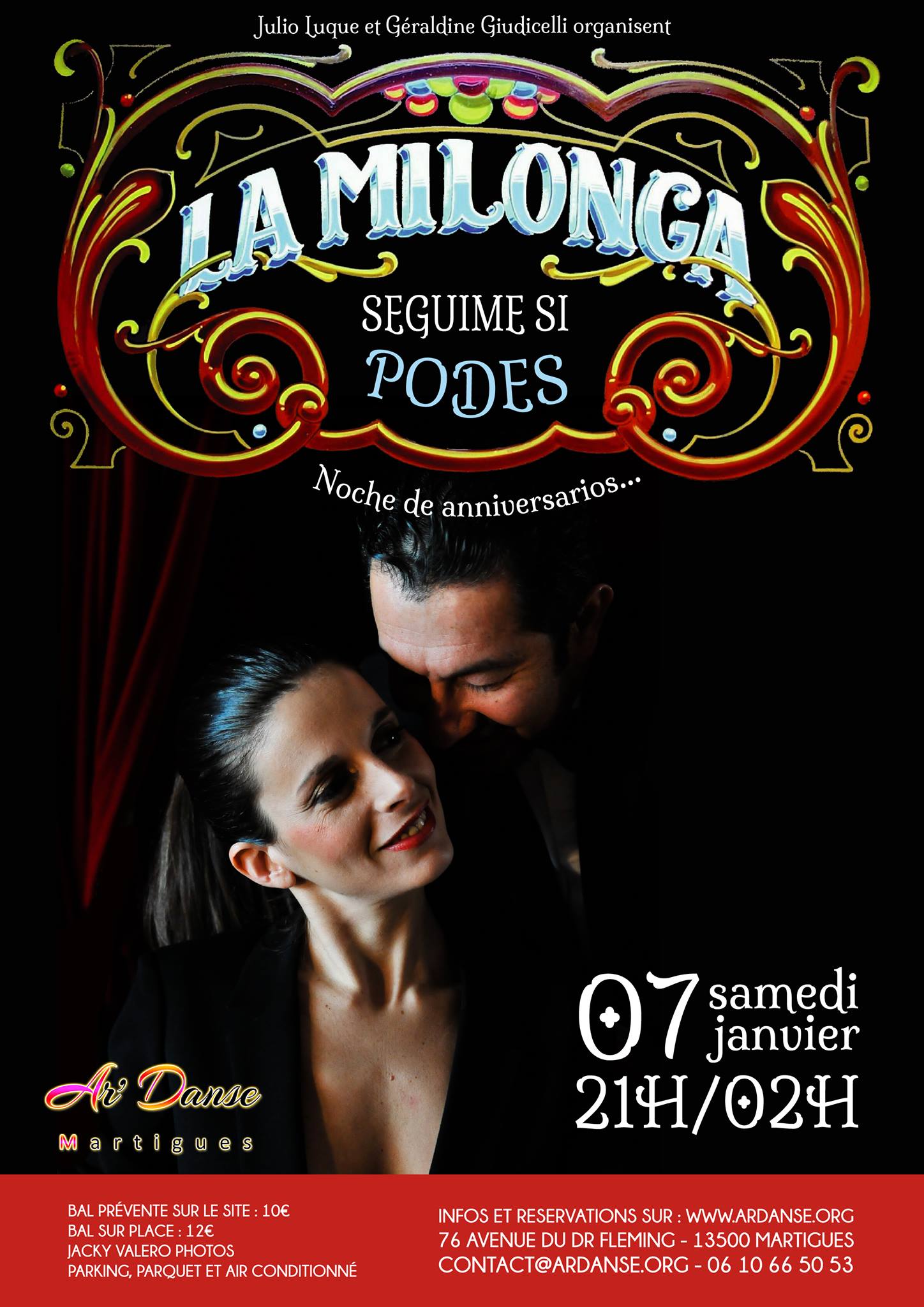 La Milonga seguime si podes : noche de aniversarios !