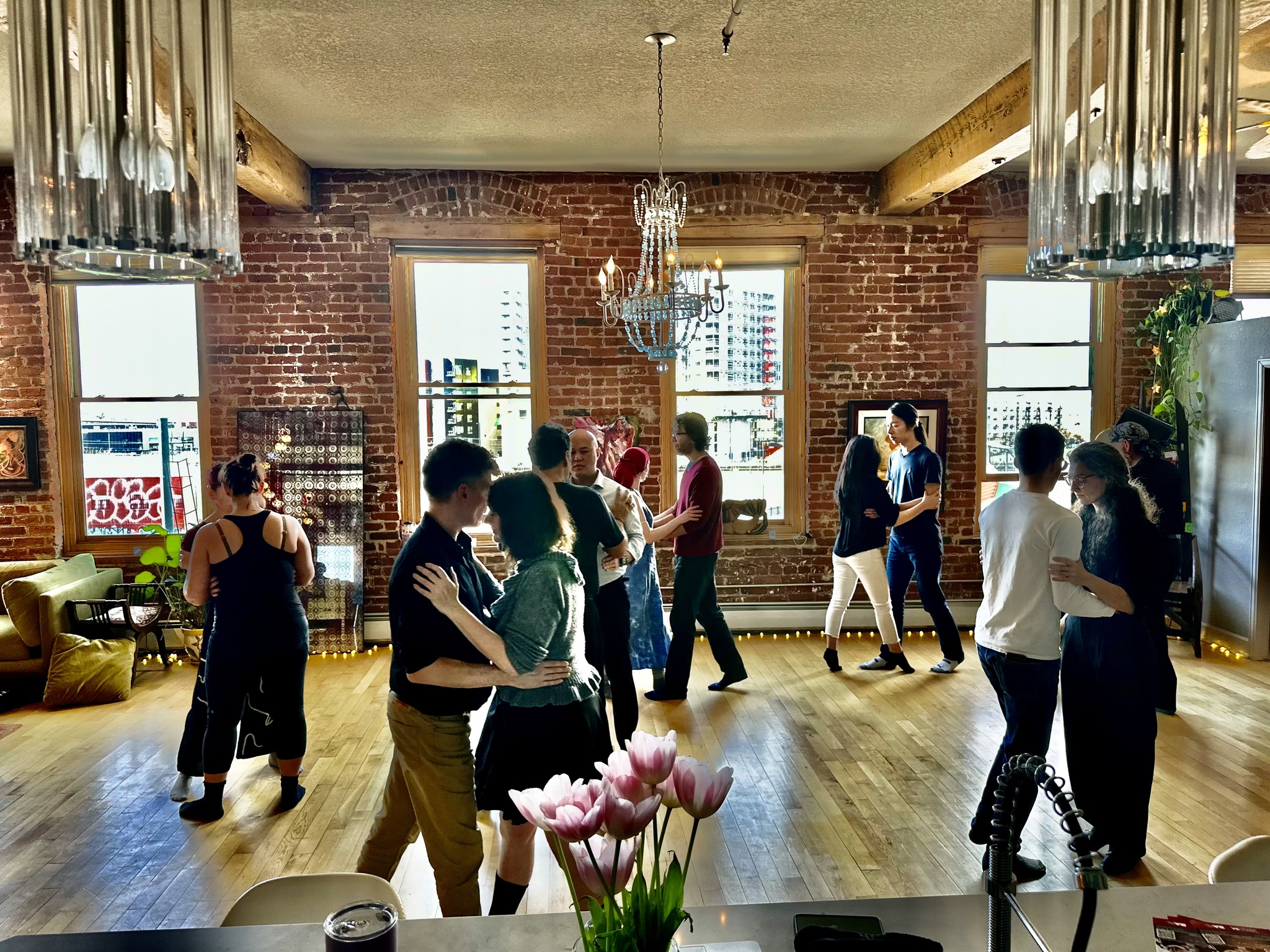 First Friday tango at the Loft