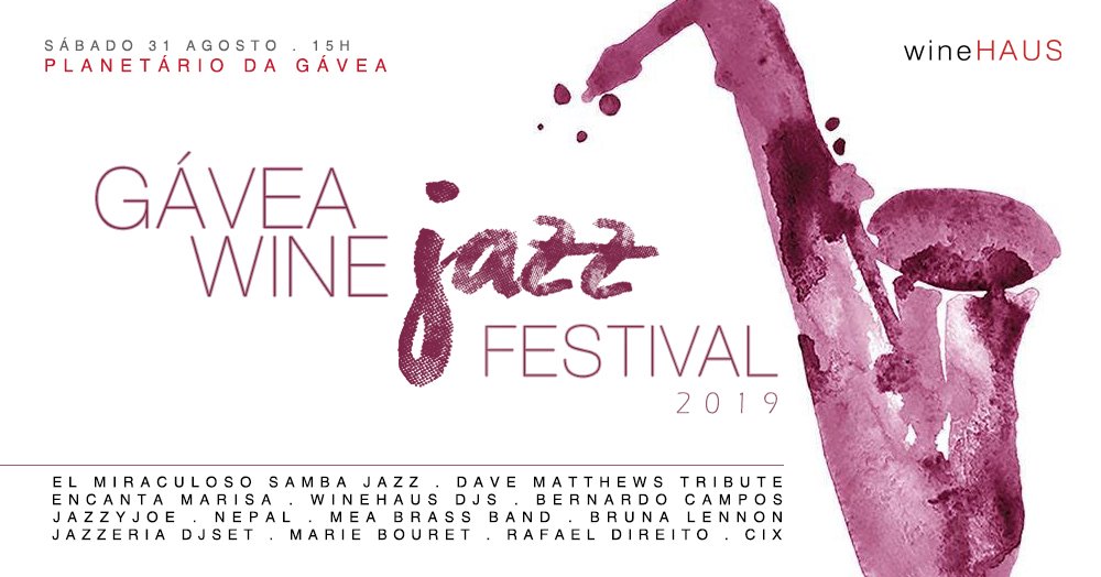 SOLD OUT :GaveaWineJazzFestival WineHAUS PlanetáriodaGávea