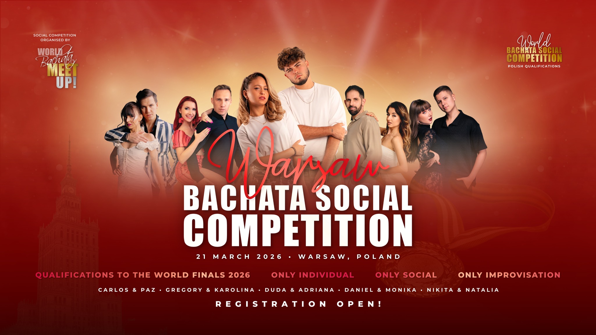 10th edition of Warsaw Bachata Social Competition - Registration is OPEN
