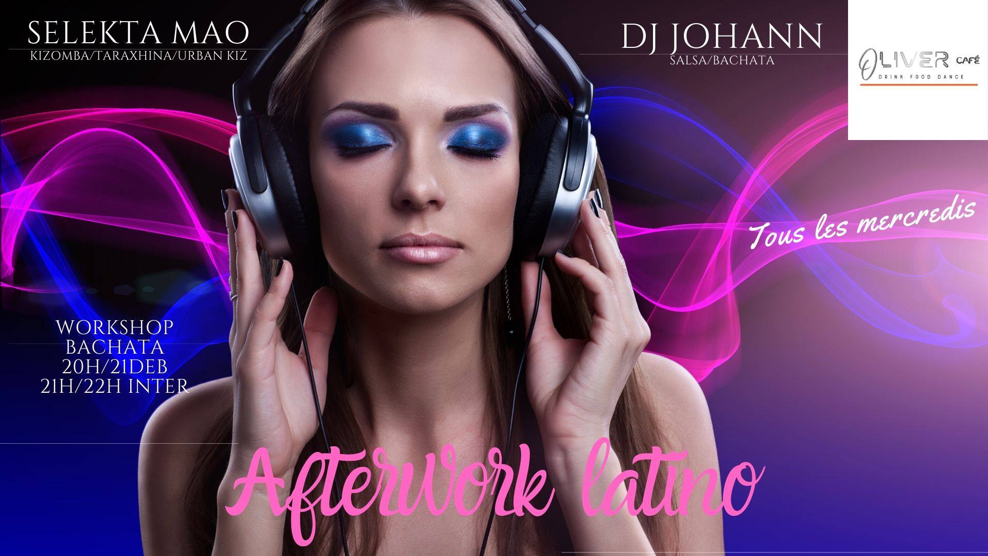 Afterwork latino workshop & Party 2 salles 2 ambiances