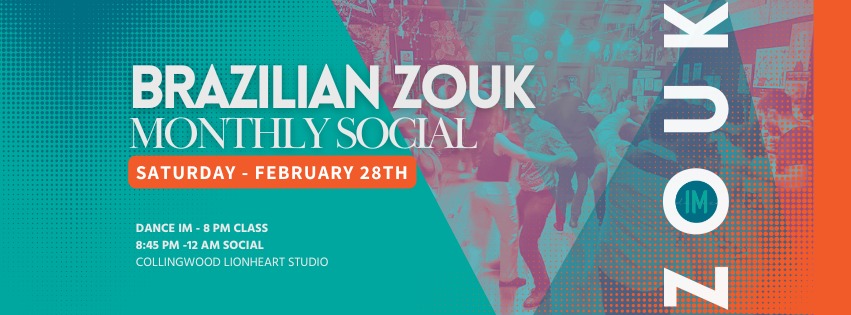 IPANEMA ZOUK SOCIAL & PRE-PARTY CLASS - February