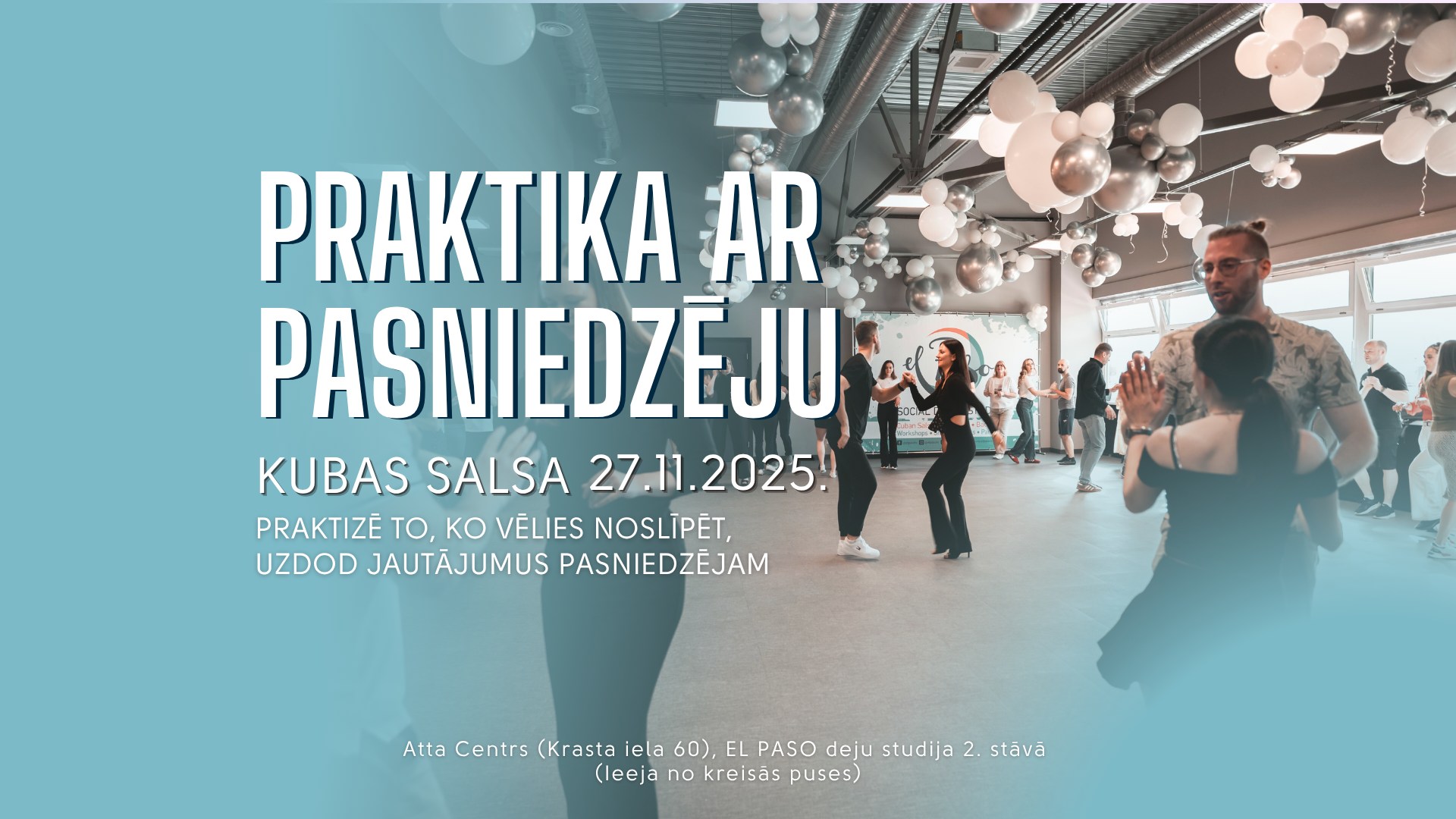 Praktika ar pasniedzēju: Kubas salsa
