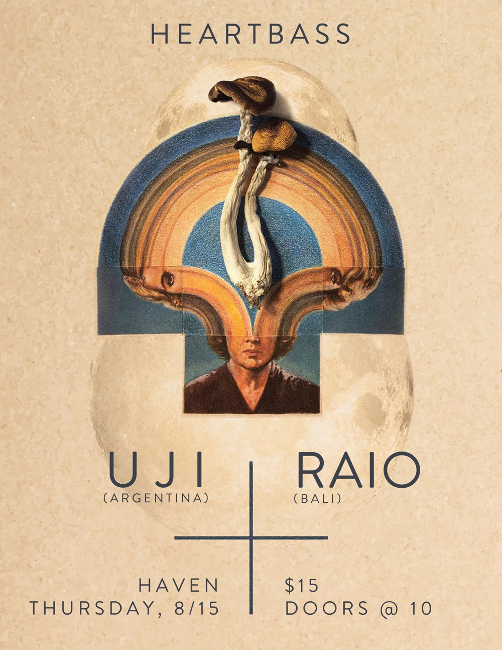 Full Moon HeartBass Tonight: UJI RAIO Haven, Nevada City