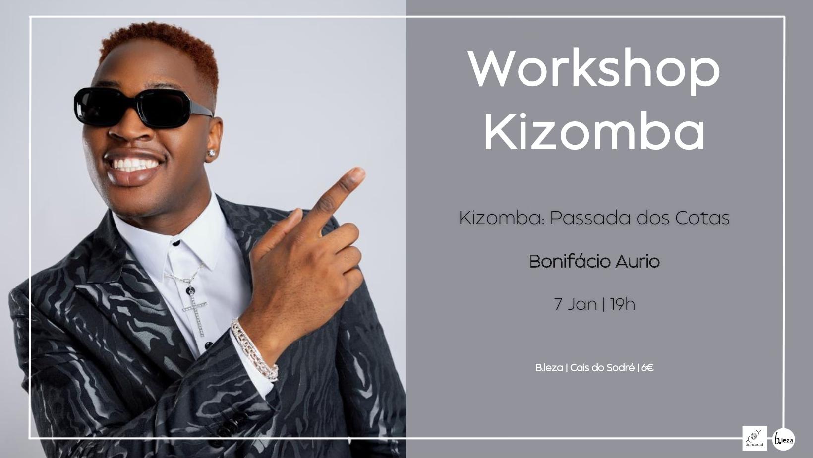 Danças no B.leza 7 Jan Kizomba: Passada dos Cotas Bonifácio Aurio