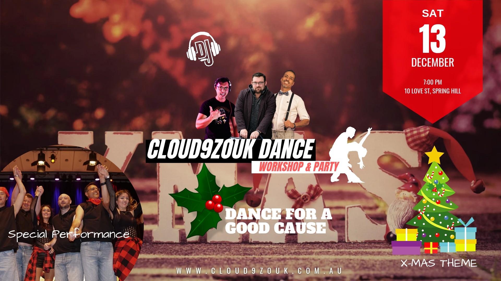 Cloud 9 Zouk X-mas Party - Charity event 2025 🎁