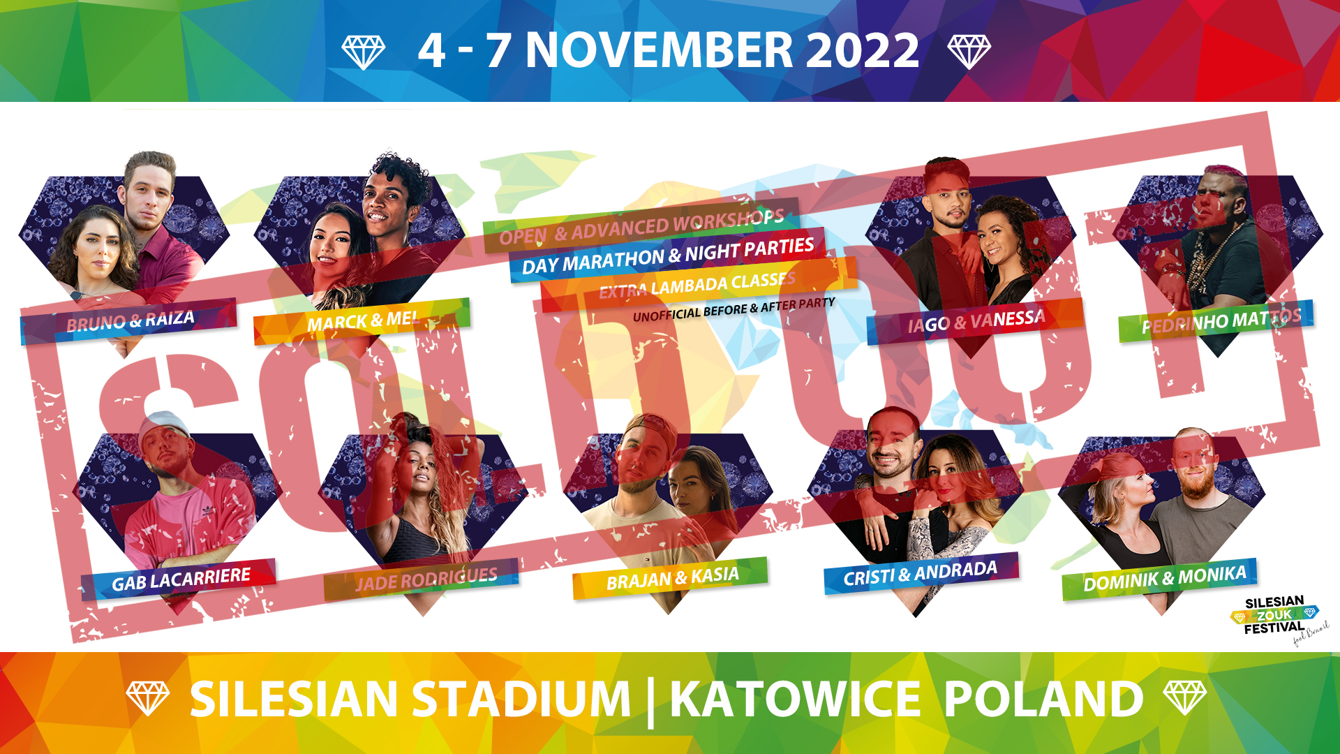Silesian Zouk Festival & Marathon 2022 - Katowice Poland November