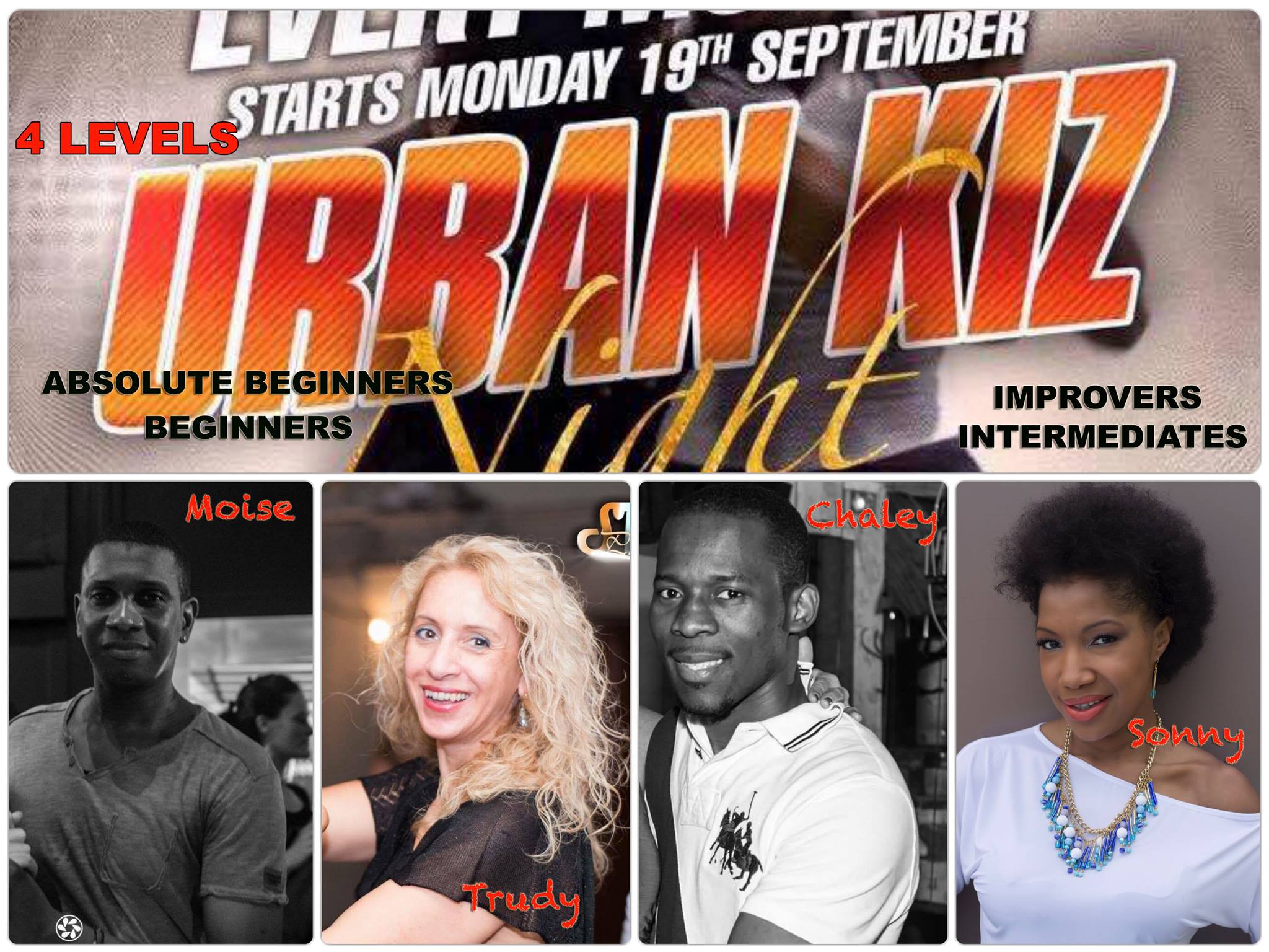 Urban Kiz Monday dance French teachers Moise Chaley &Sonny Trudy