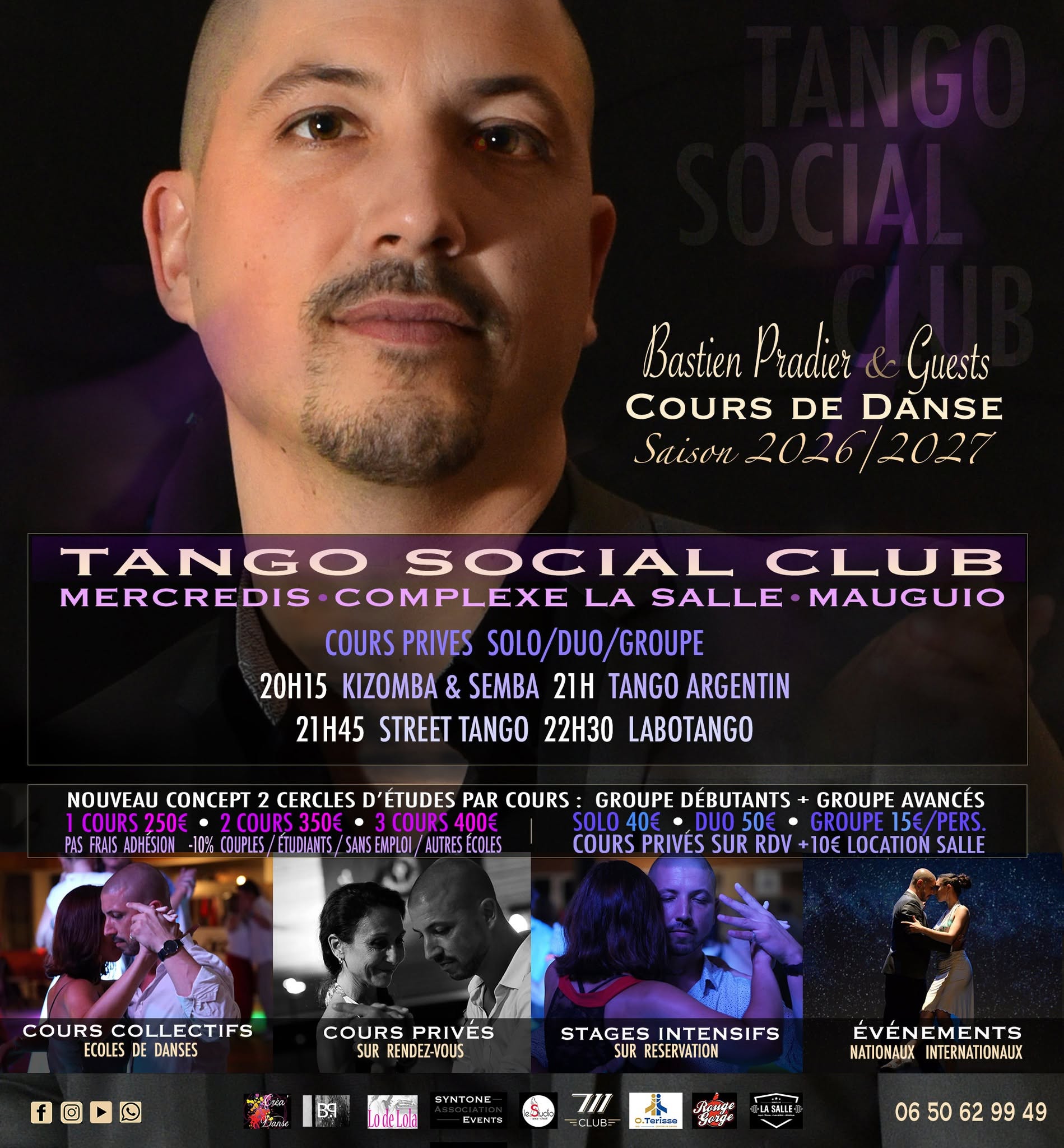 RENTRÉE 2026 2027 ✧ TANGO & KIZOMBA ✧ MAUGUIO
