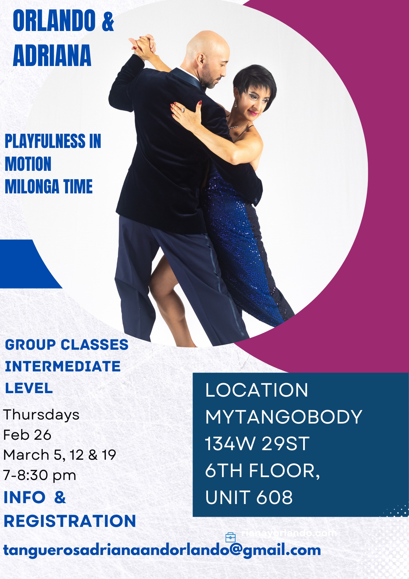 Milonga Classes NYC