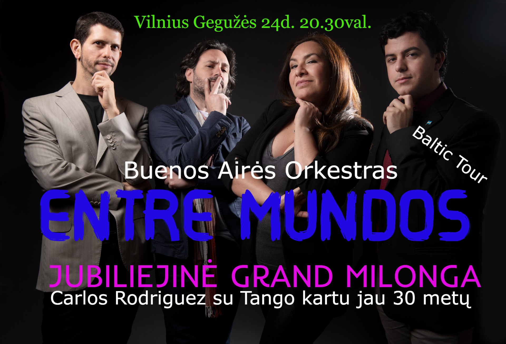 Grand Milonga su orkestru iš Buenos Airės