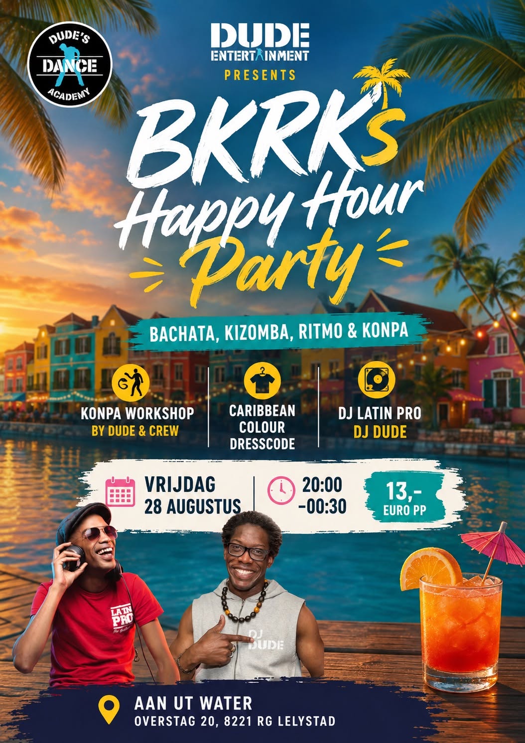 BKRK Exclusive Latin Happy Hour @The Docks (Dude's &Dudettes)