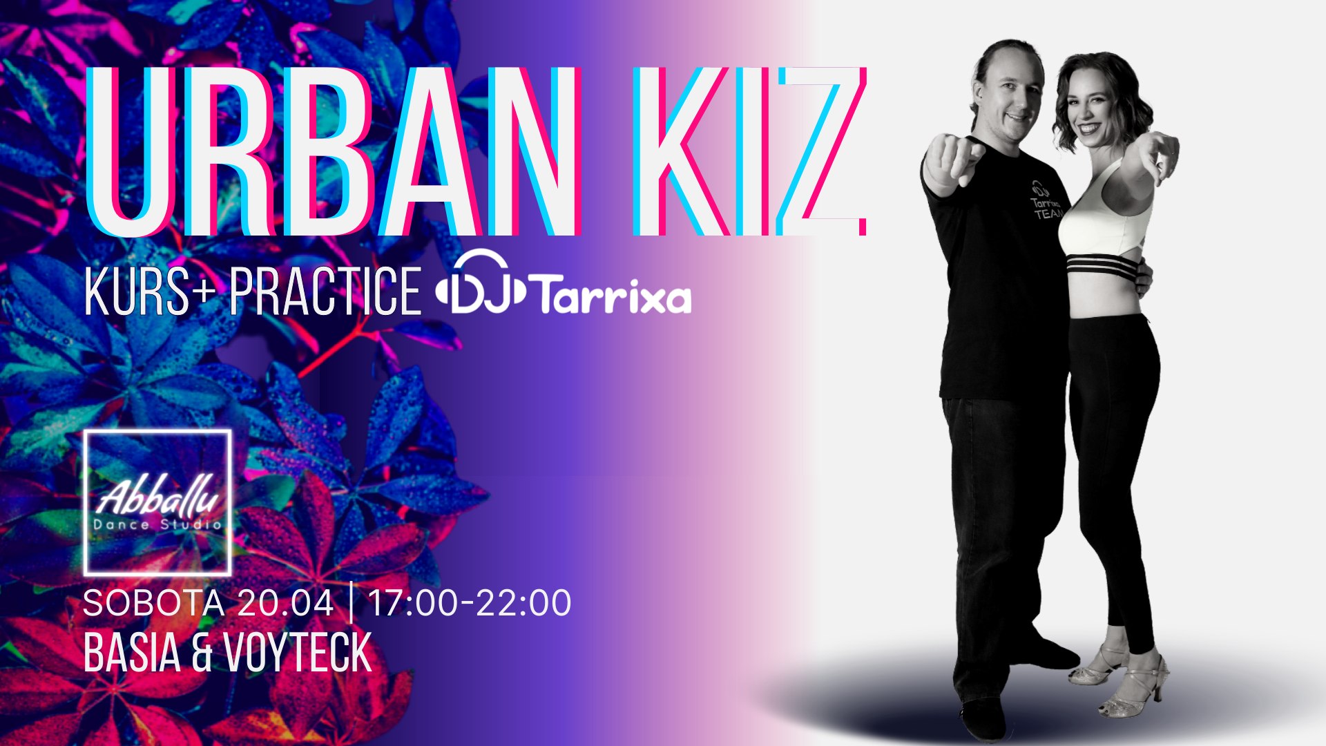 Urban Kiz Open Kurs + Practice Sobota 20.04 17:00