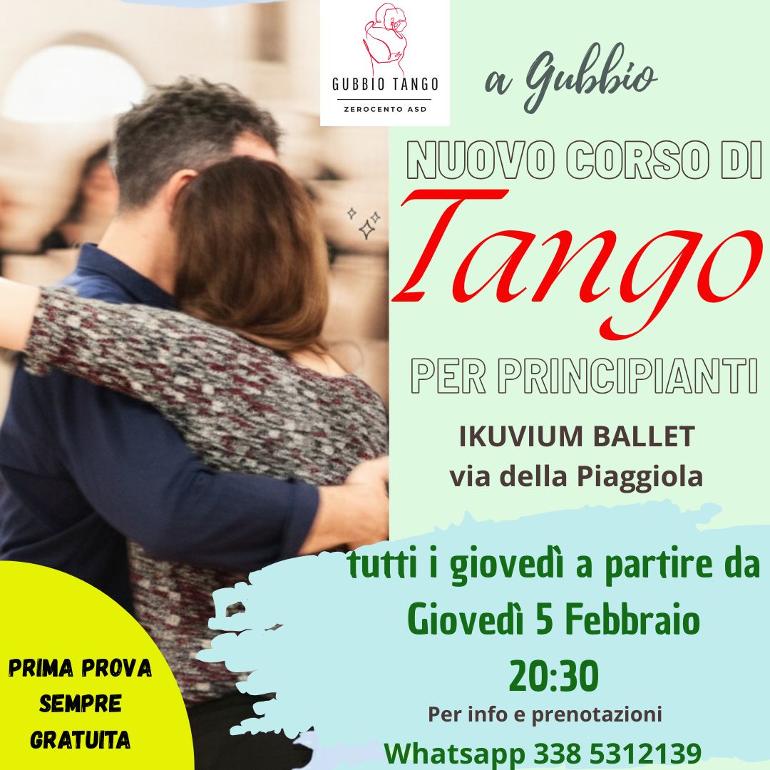 Nuovo corso principianti di Gubbio Tango