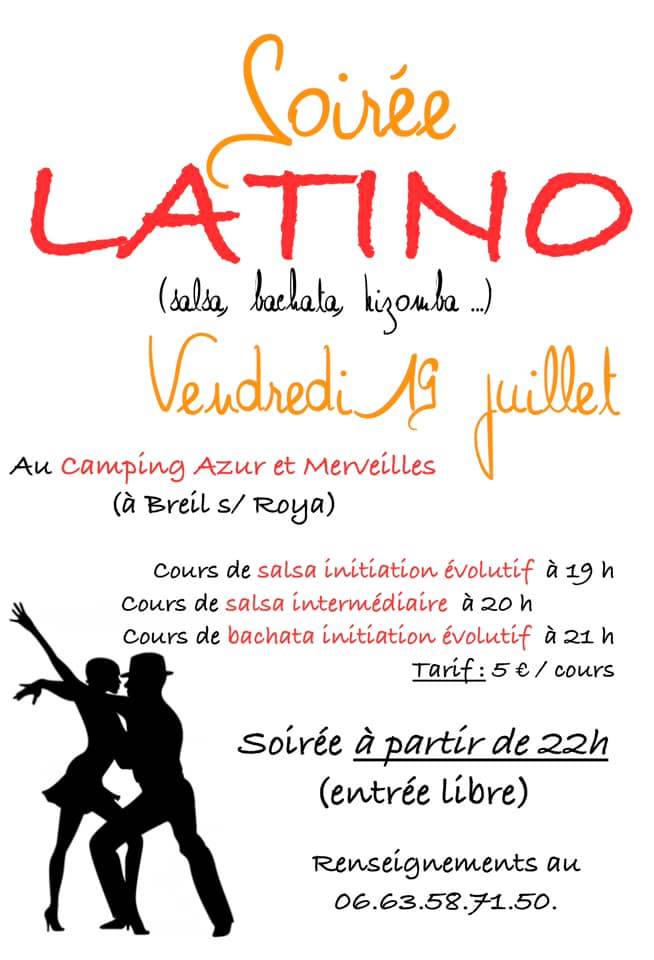 Soirée latino au Camping