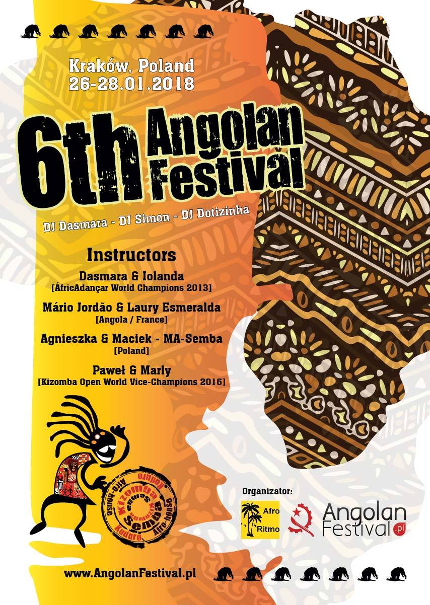 6th Angolan Festival 26-28.01.2018 Cracow (Poland)