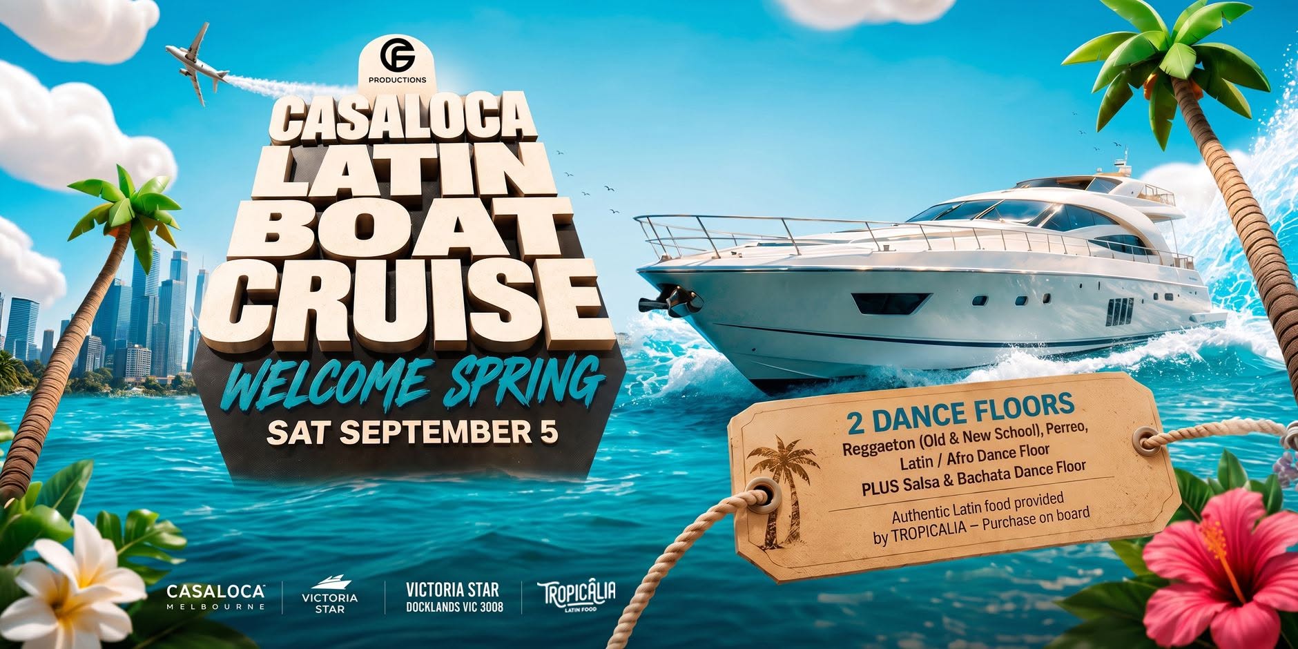 Casaloca Latin Boat Cruise β’ Welcome Spring