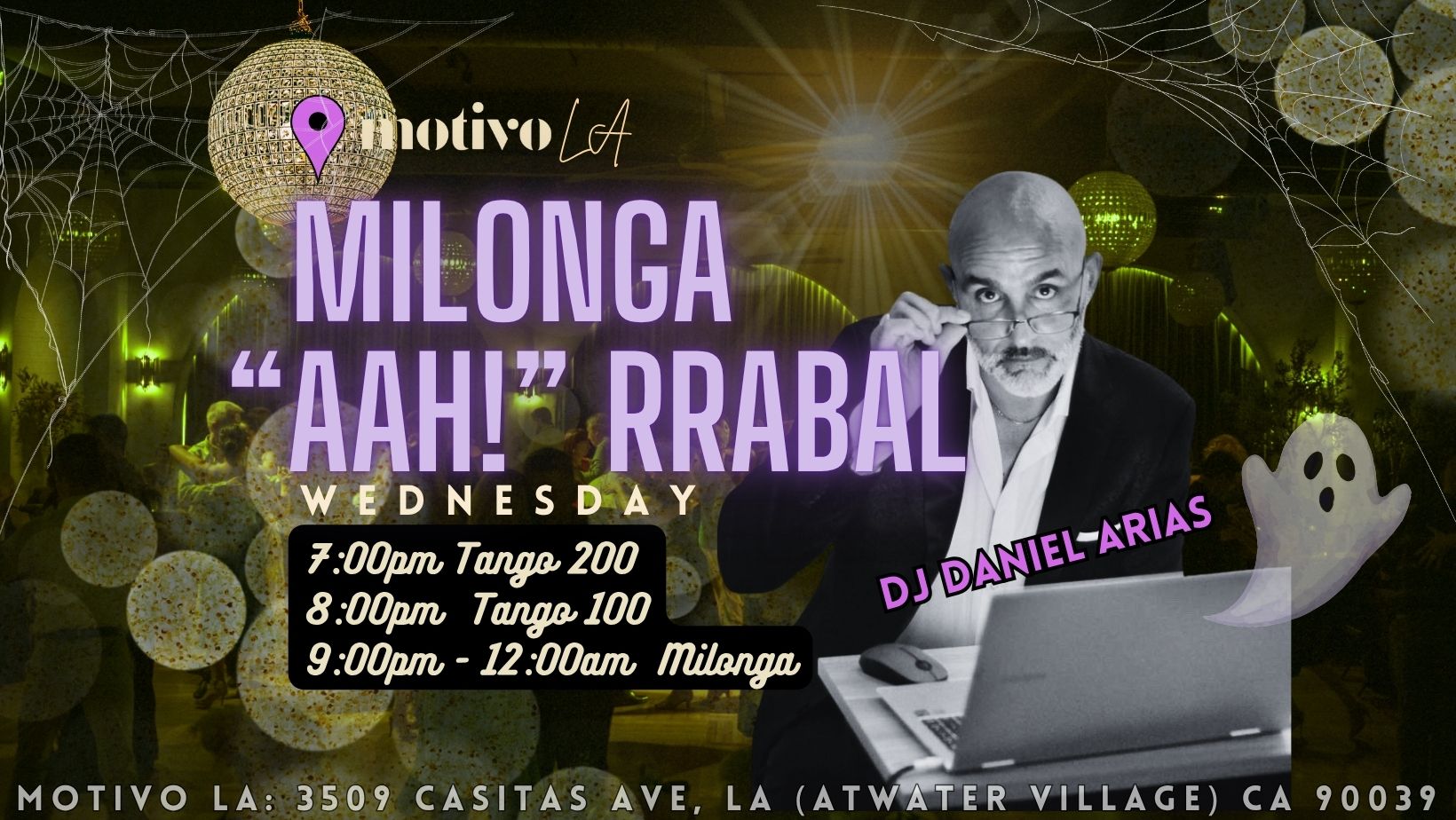 Milonga "AAH!"rrabal w DJ Daniel Arias