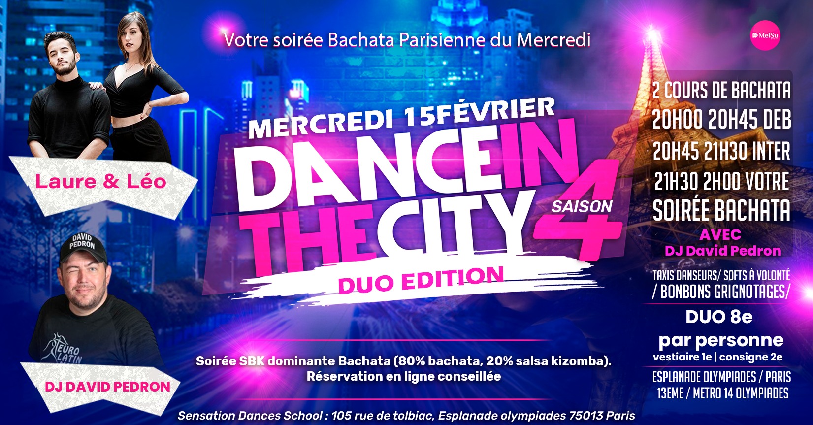 DITC - VOTRE SOIREE BACHATA PARISIENNE