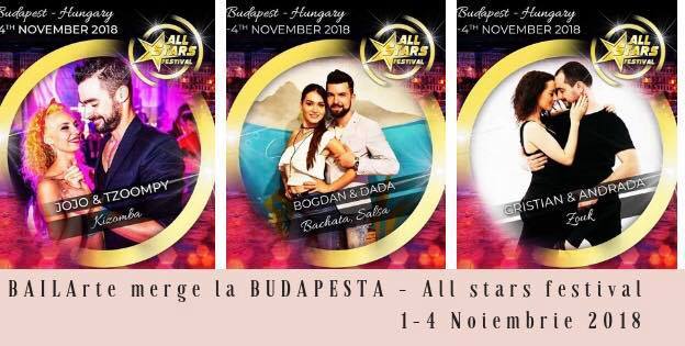 BAILArte merge la Budapesta All Stars Festival - 1-4 nov 2018