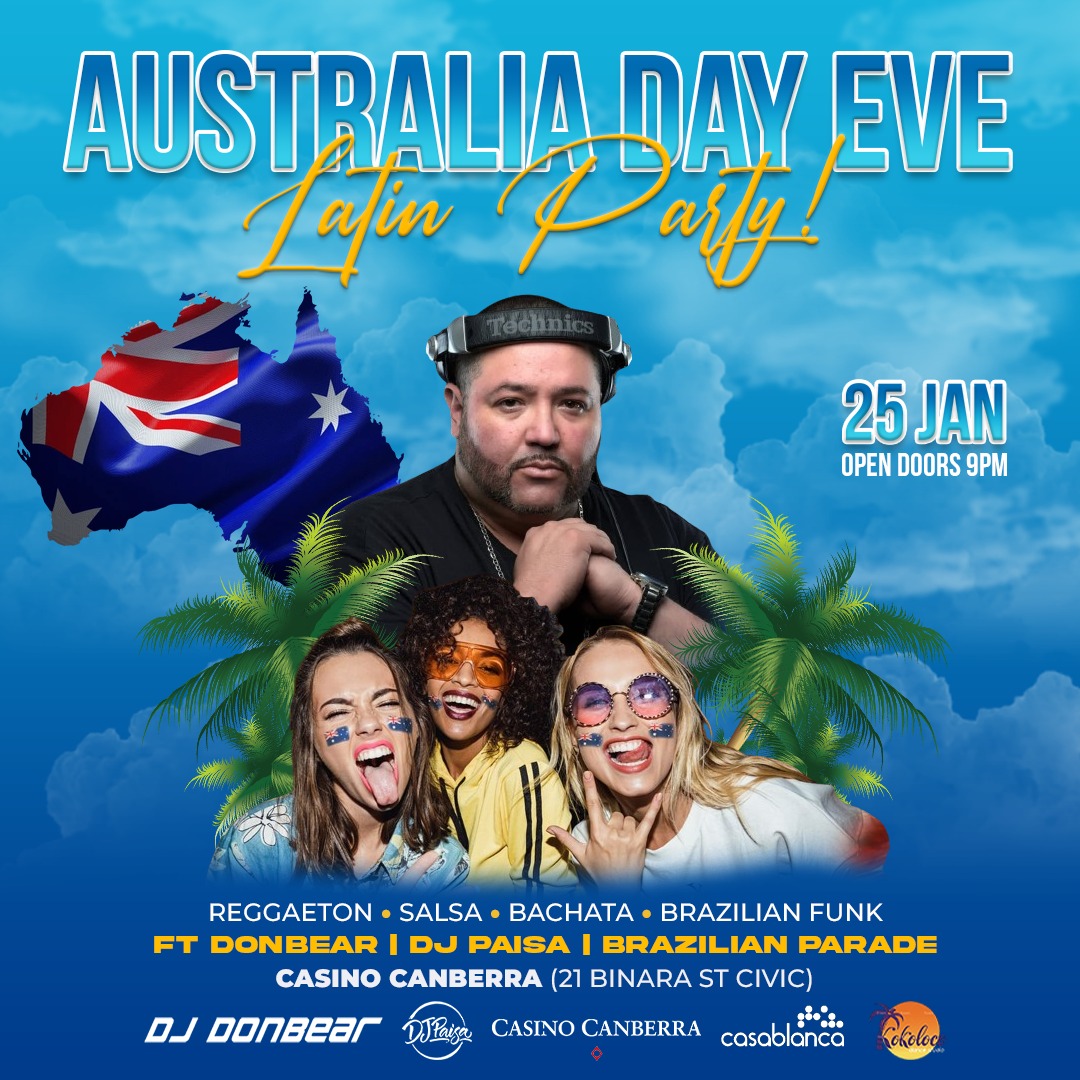 Australia Day Eve Latin Party!