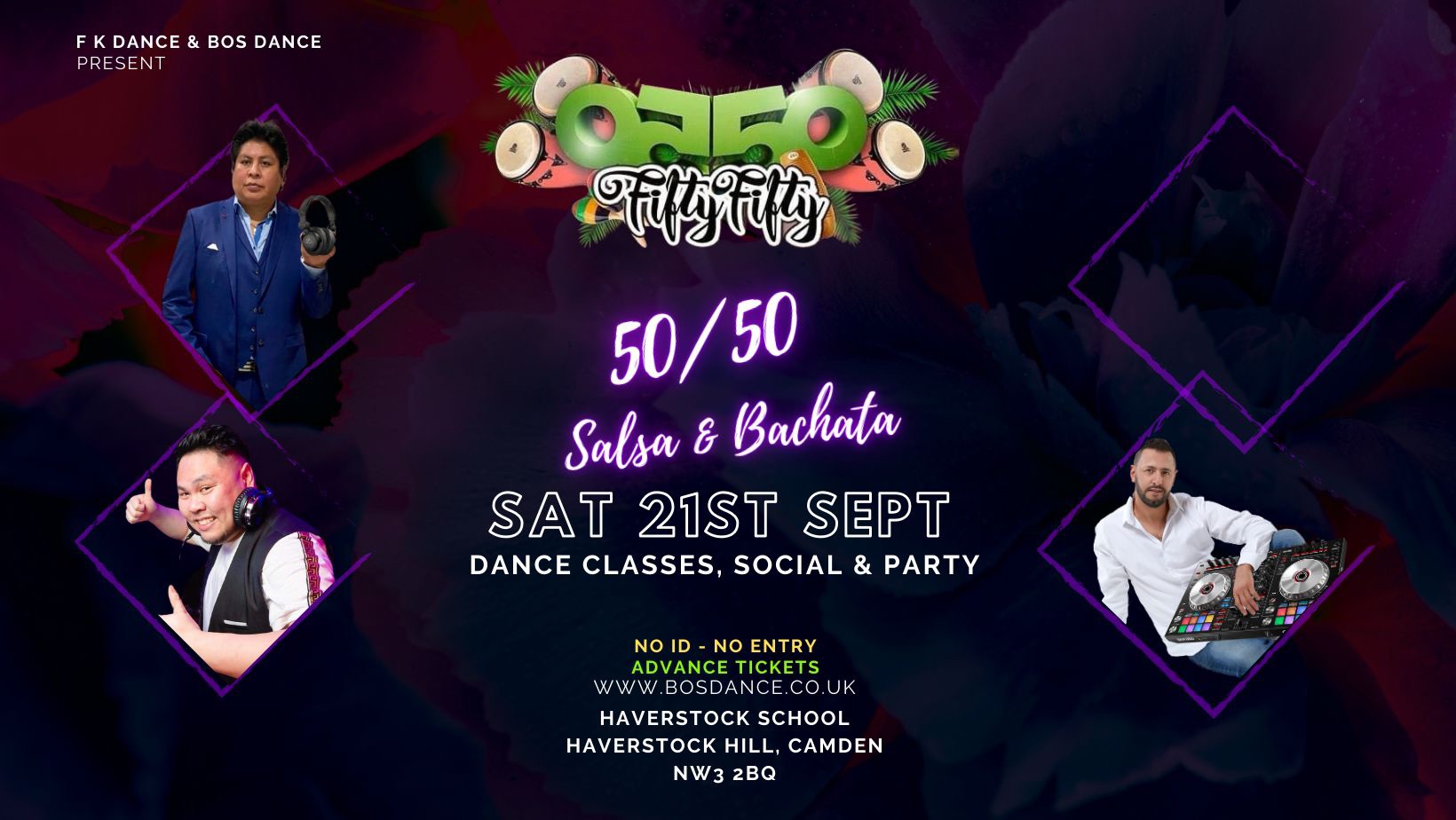 5050 Salsa & Bachata: AT HAVERSTOCK SCHOOL