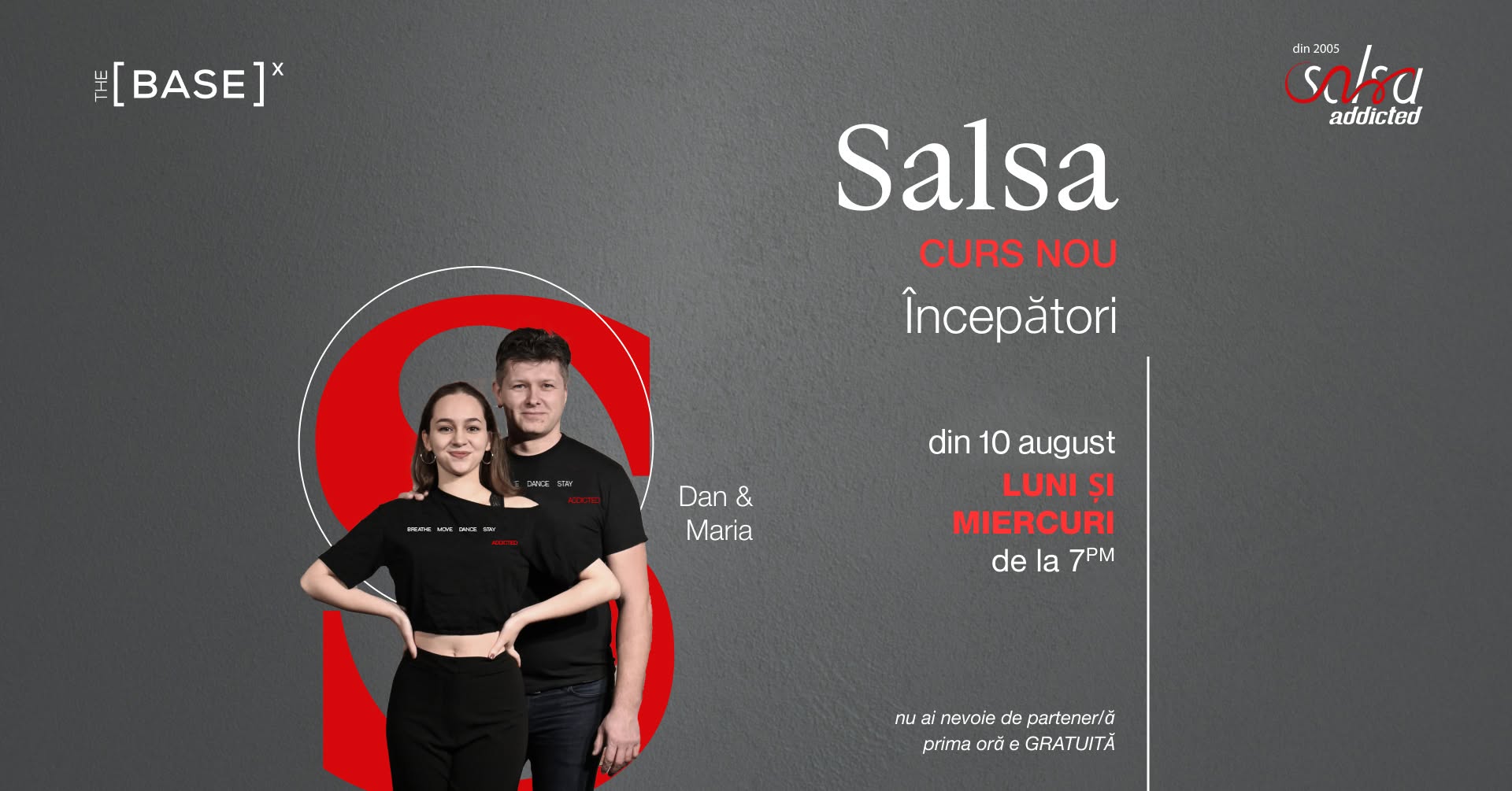 Curs de salsa Începători 10 august
