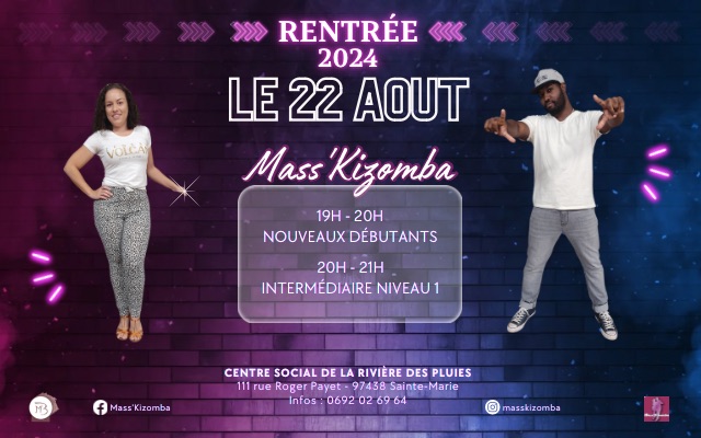 Rentrée Mass'Kizomba - 22 août