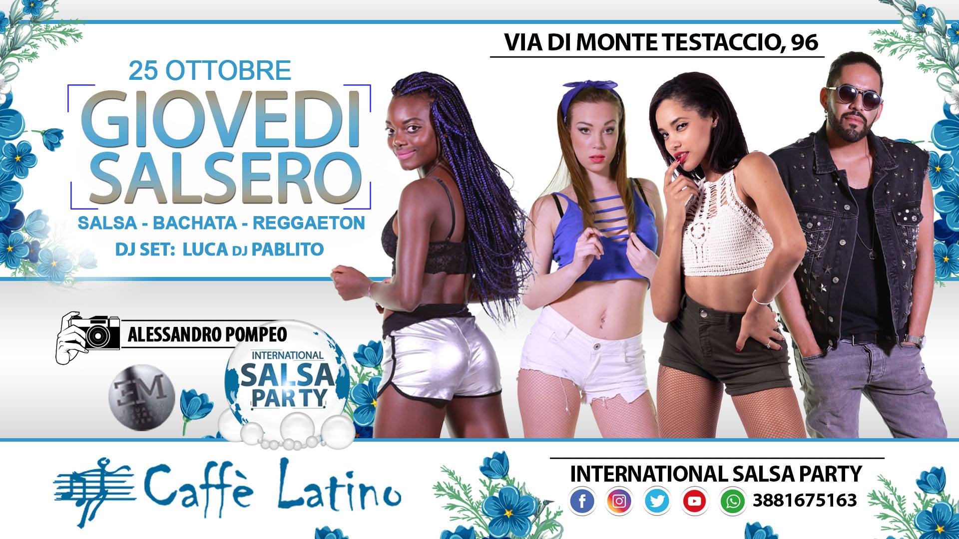 Giovedì Salsero - Testaccio Caffè Latino di Roma-Salsa e Bachata